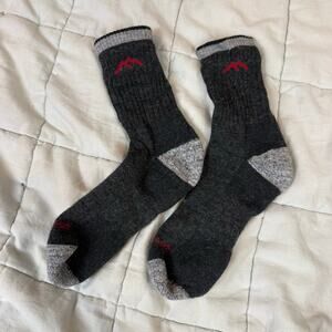 Darn Tough Merino Wool Hiker Micro Crew Midweight Cushion Socks Gray Men's M